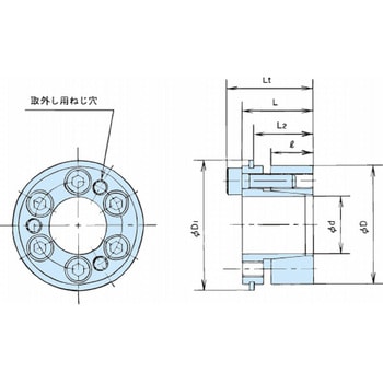 PL030-050RE-SS パワーロック RE-SSシリーズ 1個 椿本チエイン 【通販