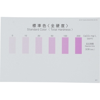 パックテスト標準色 5枚組 共立理化学研究所 水質検査/改善試薬 【通販 