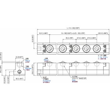 ISR-22T-570 エアー浮上式ボールトランスファーユニット ISR型エア