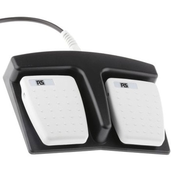 RS PRO フットスイッチ 2 X SPST N/O RS PRO