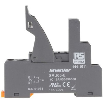 RS PRO リレーソケット DIN Rail RS PRO