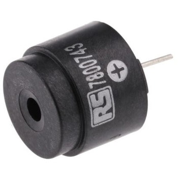 RS PRO 圧電ブザー 85dB スルーホール - RS PRO
