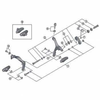 取付ナット(前用/32.0mm) - SHIMANO(シマノ)