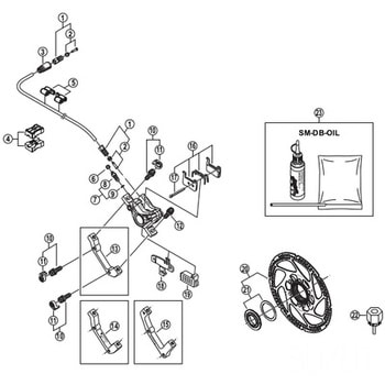 ブリードニップル & Oリング SHIMANO(シマノ)