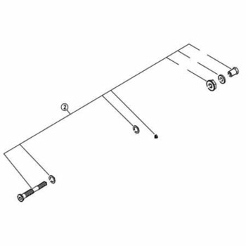 前用ピボットボルト組立品(ピボットボルト51.4mm / 取付ナット10.5mm) SHIMANO(シマノ)