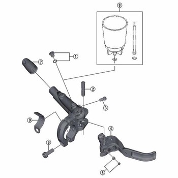 BL-M9020 レバータイユニット - SHIMANO(シマノ)