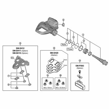 YL8898010 PD-R9100 ペダルジクUT R 1個 SHIMANO(シマノ) 【通販