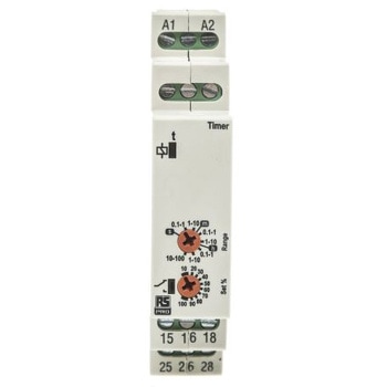 RS PRO 遅延リレー Delay On Operate シングル動作 RS PRO