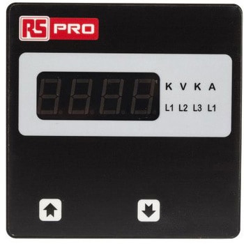 RS PRO 電圧測定用デジタルパネルメータ AC 4桁 LED BT14シリーズ RS PRO