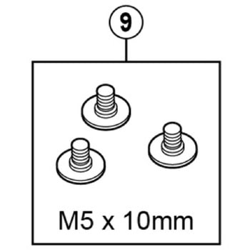 SPD-SL クリートボルト ミディアム M5×10mm 6個 SHIMANO(シマノ)