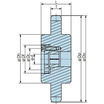 TPS形チェーン用ロックスプロケット - 椿本チエイン