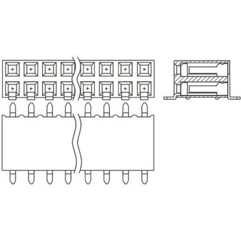 Samtec 基板接続用ソケット SSM シリーズ SAMTEC