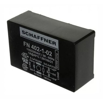 Schaffner RFIフィルタ 1A スルーホール SCHAFFNER