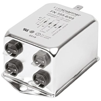 Schaffner RFIフィルタ 6A SCHAFFNER