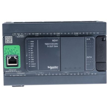 Schneider Electric PLC (CPUユニット)ユニット， シリーズ名：Modicon M241 シュナイダーエレクトリック