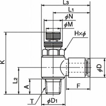 ESC4-R1/8-O-C1SG ケミフィット C1シリーズ スピードコントローラ