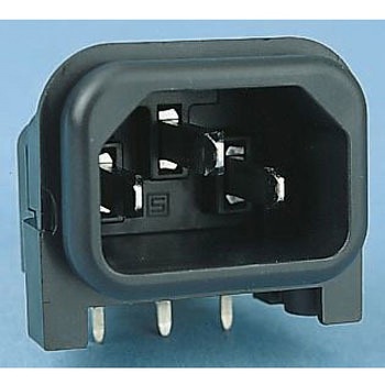 GSP2.9113.13 Schurter IECプラグ C14 オス パネルマウント SCHURTER 47103763