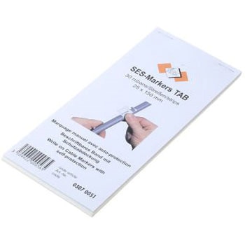 SES Sterling， 03070051000， ケーブルマーカー クリア SES Sterling