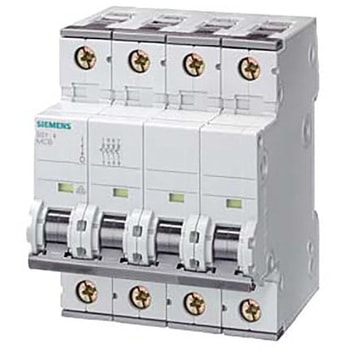 Siemens， MCBミニサーキットブレーカ，  4P SIEMENS