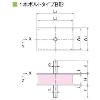 角形防振ゴム RK 倉敷化工