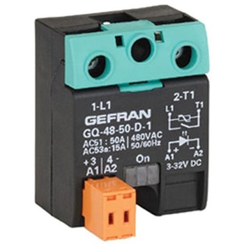 SSR 50A 480Vac Com. 3..32Vdc Gefran