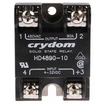 SSR，90A rms 48-530Vdc Sensata / Crydom