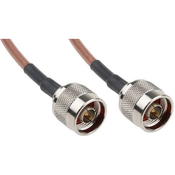 Straight plg-plg RG142 RF/coax cable0.5m RS PRO