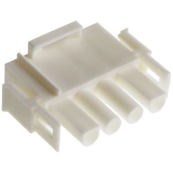 TE Connectivity コネクタハウジング オス 4極 1列 6.35mm メイテンロック TE Connectivity Japan(旧:TYCOELECTRONICS(タイコエレクトロニクス))