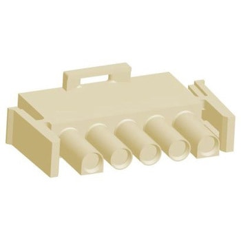 TE Connectivity コネクタハウジング オス 5極 1列 6.35mm メイテンロック TE Connectivity Japan(旧:TYCOELECTRONICS(タイコエレクトロニクス))