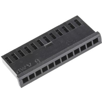 TE Connectivity コネクタハウジング メス 12極 1列 2.54mm アンプモジュール TE Connectivity Japan(旧:TYCOELECTRONICS(タイコエレクトロニクス))