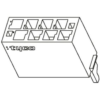 TE Connectivity コネクタハウジング メス 12極 2列 1.27mm Micro-Matchシリーズ TE Connectivity Japan(旧:TYCOELECTRONICS(タイコエレクトロニクス))