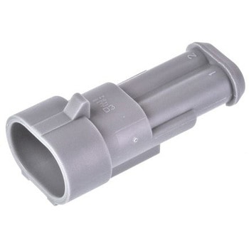 TE Connectivity コネクタハウジング メス 2極 1列 6mm AMP Superseal 1.5シリーズ TE Connectivity Japan(旧:TYCOELECTRONICS(タイコエレクトロニクス))