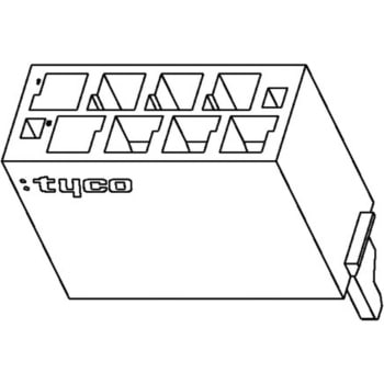 TE Connectivity コネクタハウジング メス 6極 2列 1.27mm Micro-Matchシリーズ TE Connectivity Japan(旧:TYCOELECTRONICS(タイコエレクトロニクス))