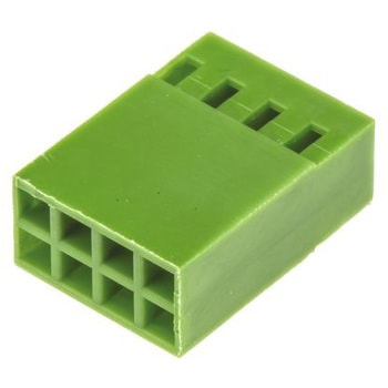 TE Connectivity コネクタハウジング メス 8極 2列 2.54mm アンプモジュール TE Connectivity Japan(旧:TYCOELECTRONICS(タイコエレクトロニクス))