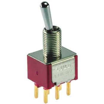 TE Connectivity トグルスイッチ (オン)-オフーオン 双極双投(DPDT) TE Connectivity Japan(旧:TYCOELECTRONICS(タイコエレクトロニクス))