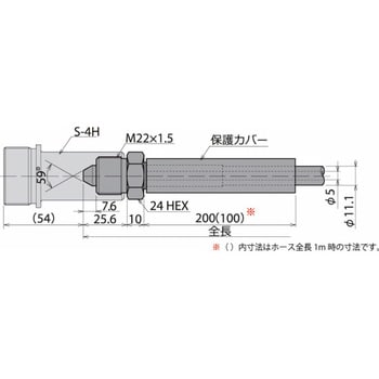 UH14-2 200MPAシリーズ 超高圧ホース 1本 理研機器(RIKEN) 【通販