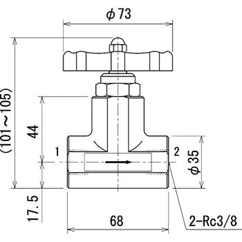 2方弁(シャットオフ弁) RIKEN(理研機器)