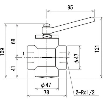 2方弁(シャットオフ弁) RIKEN(理研機器)