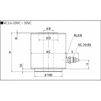 SC1.2-40S シリンダ部品 1個 理研機器(RIKEN) 【通販モノタロウ】