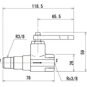 バイパス付チェック弁 RIKEN(理研機器)