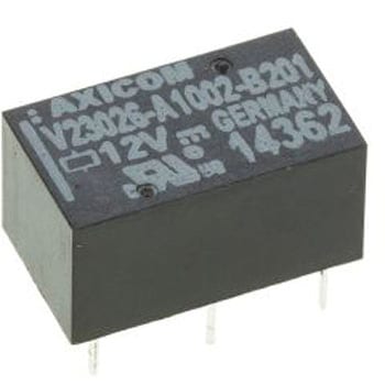 TE Connectivity リレー， 1c接点， 12V dc， 2.25 kΩ TE Connectivity Japan(旧:TYCOELECTRONICS(タイコエレクトロニクス))