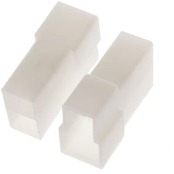 TE Connectivity 圧着カバー 2極， ナチュラル TE Connectivity Japan(旧:TYCOELECTRONICS(タイコエレクトロニクス))