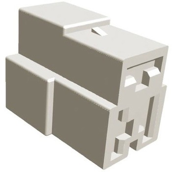 TE Connectivity 圧着カバー 3極， ナチュラル TE Connectivity Japan(旧:TYCOELECTRONICS(タイコエレクトロニクス))