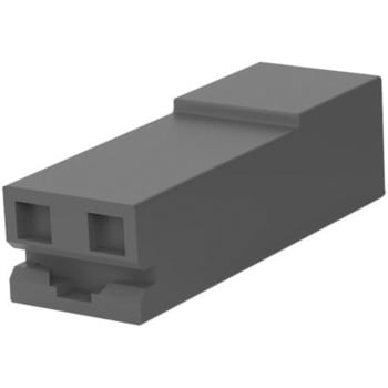 TE Connectivity 圧着ターミナル収納箱 1極， 黒 TE Connectivity Japan(旧:TYCOELECTRONICS(タイコエレクトロニクス))