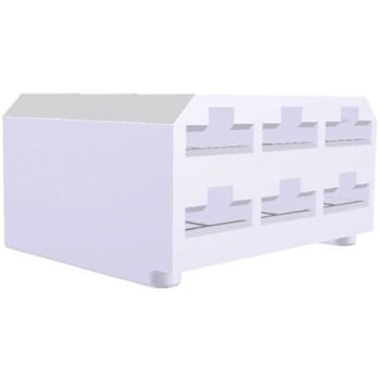 TE Connectivity 圧着ターミナル収納箱 6極， ナチュラル TE Connectivity Japan(旧:TYCOELECTRONICS(タイコエレクトロニクス))