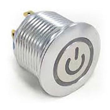 TE Connectivity 押しボタンスイッチ 3 A ラッチ パネルマウント 緑 双極双投(DPDT) IP67 TE Connectivity Japan(旧:TYCOELECTRONICS(タイコエレクトロニクス))