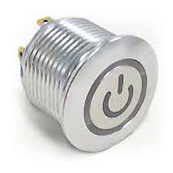 TE Connectivity 押しボタンスイッチ 3 A ラッチ パネルマウント 緑 双極双投(DPDT) IP67 TE Connectivity Japan(旧:TYCOELECTRONICS(タイコエレクトロニクス))