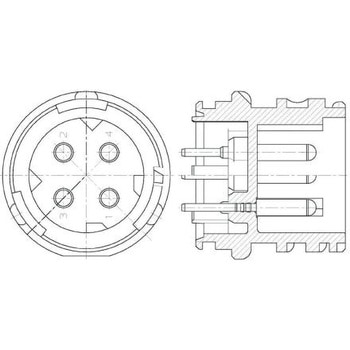 TE Connectivity 丸形コネクタ TE Connectivity Japan(旧:TYCOELECTRONICS(タイコエレクトロニクス))