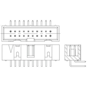 TE Connectivity 基板接続用ヘッダ アンプラッチ TE Connectivity Japan(旧:TYCOELECTRONICS(タイコエレクトロニクス))