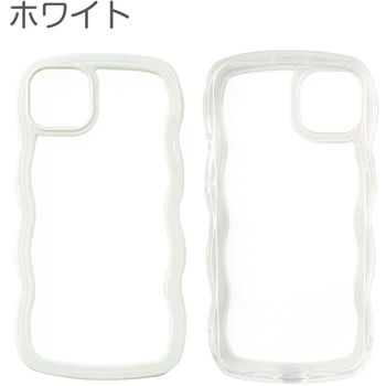 iPhone14  耐衝撃ウェーブフィットバックカバーケース エアージェイ